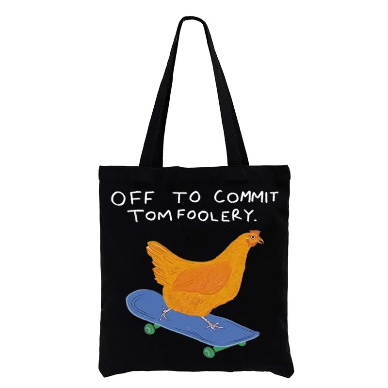 Unisex Canvas Tote Bag for Streetwear