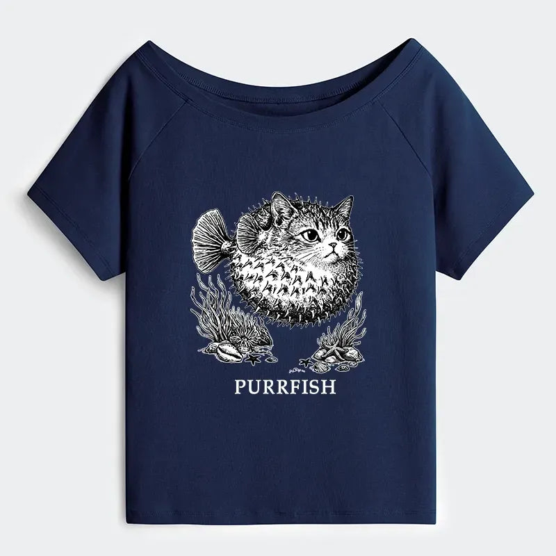 Cute Spiky Puffer T-Shirt for Summer