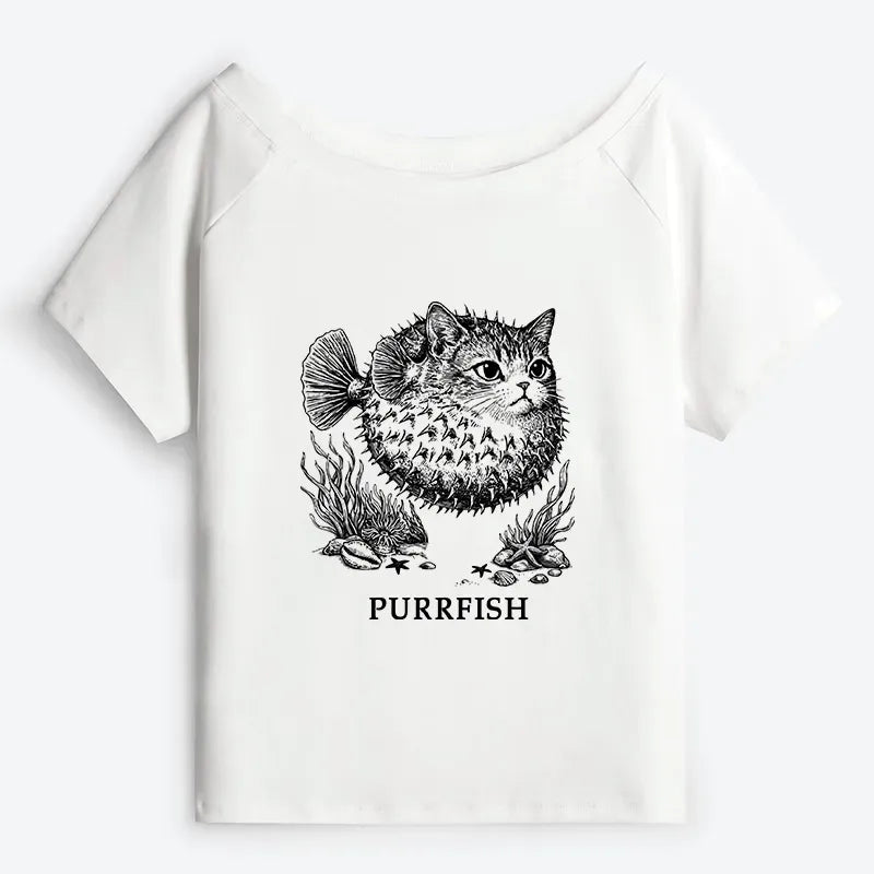 Cute Spiky Puffer T-Shirt for Summer