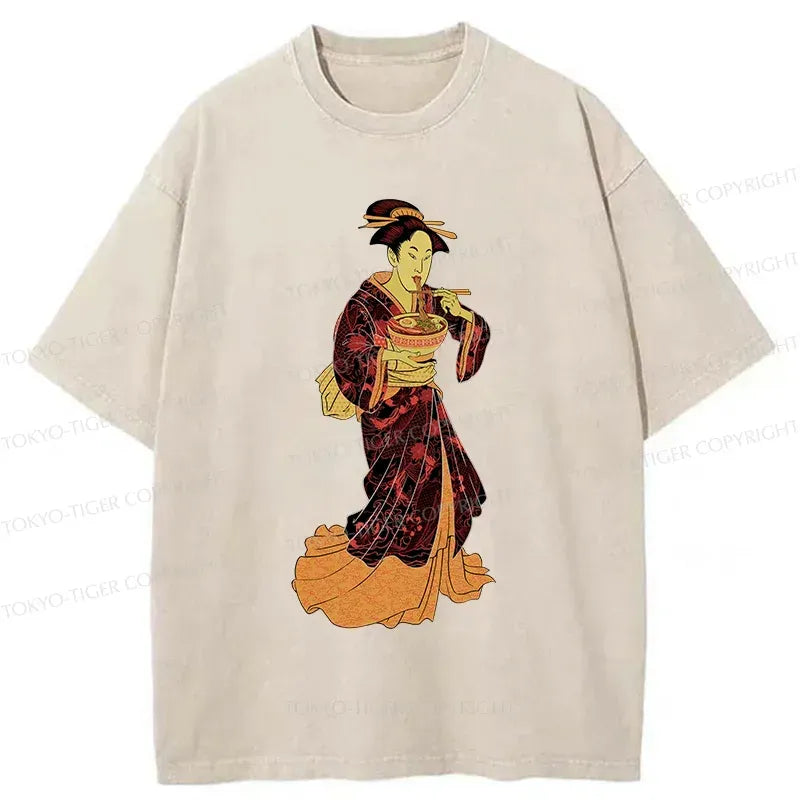 kyoto lion washed japanese t-shirt