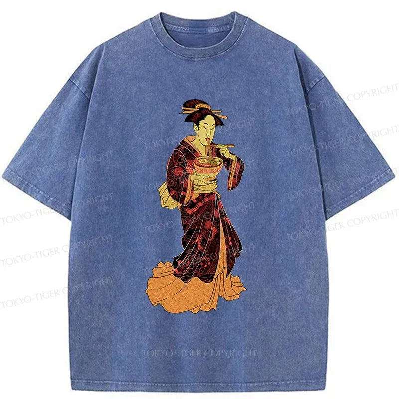 kyoto lion washed japanese t-shirt