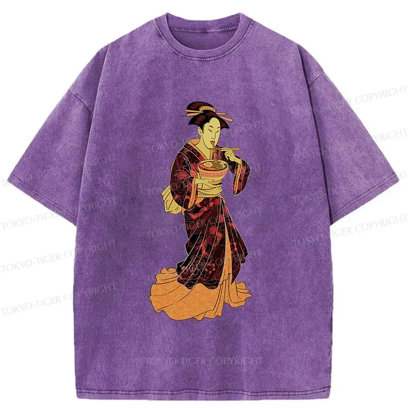 kyoto lion washed japanese t-shirt
