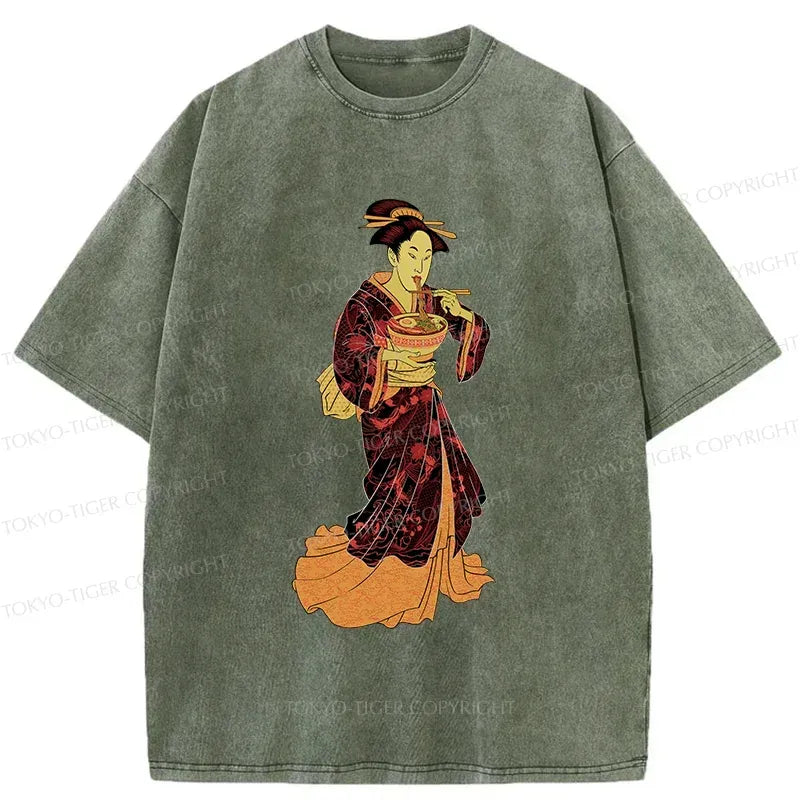 unisex geisha t-shirt for summer