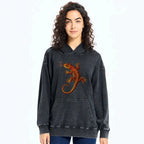 Funny Washed Hoodie for Streetwear