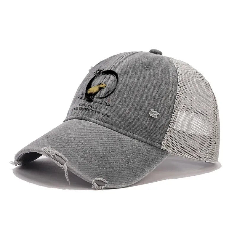 Kyoto-Lion Zen Capybara Was Trapped In The Void Trucker Cap