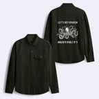 Funny Octopus Corduroy Jacket for Men