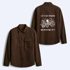 Funny Octopus Corduroy Jacket for Men
