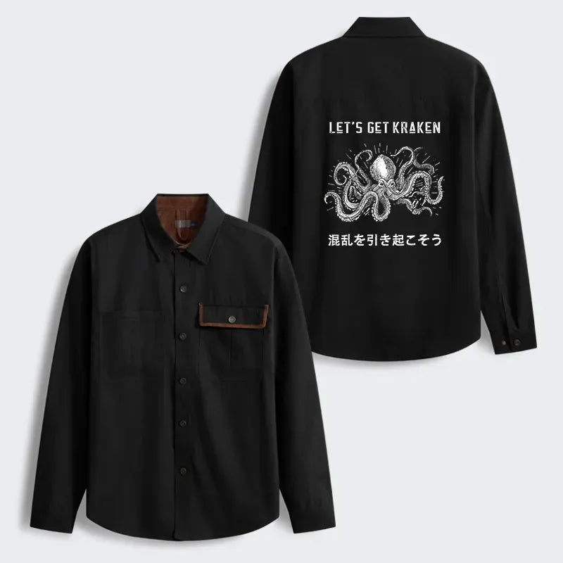 Japanese Kraken Work Jacket Free Shipping
