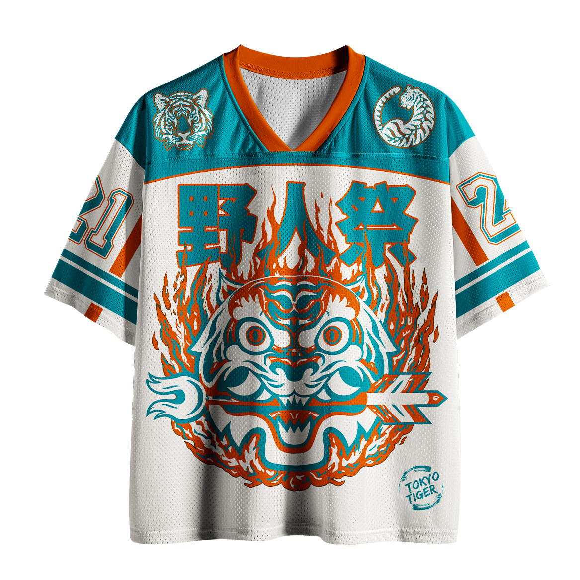 Tokyo Tiger Mesh Jersey for Summer