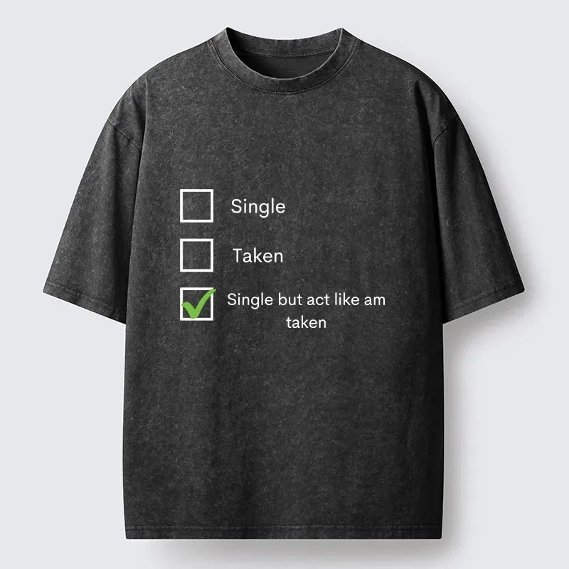 Japanese Washed T-Shirt for Daily Wear