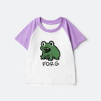 Japanese Vintage Kids Raglan T-Shirt Gift Idea