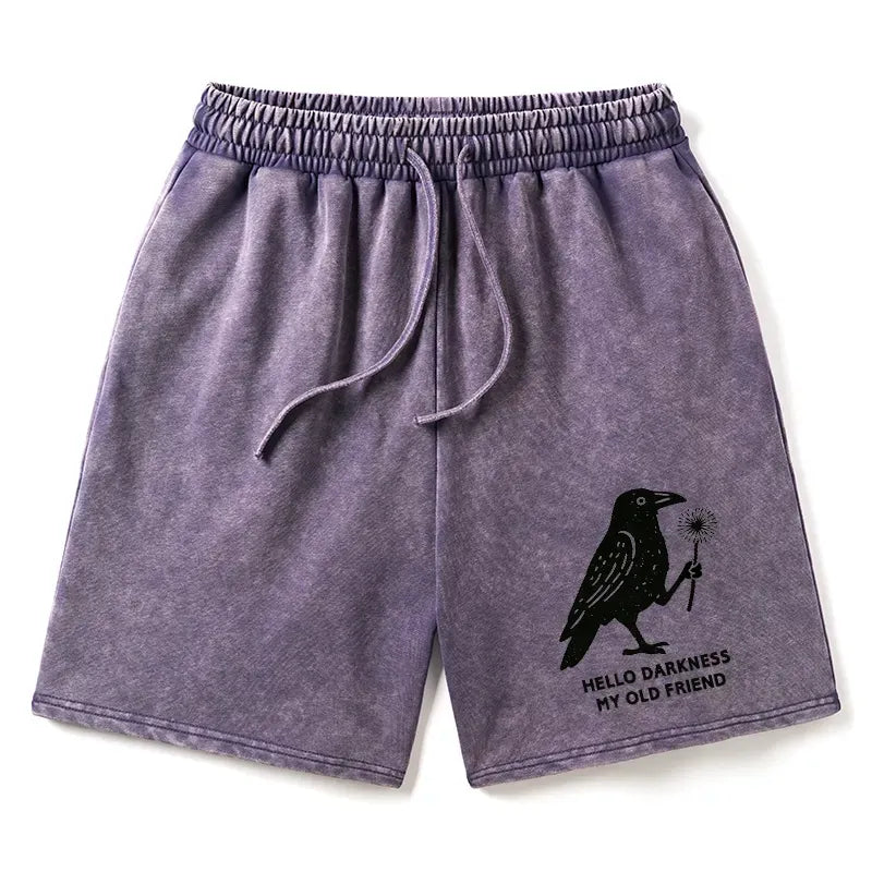 Trendy Washed Shorts for City Walk