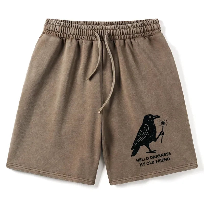 Trendy Washed Shorts for City Walk