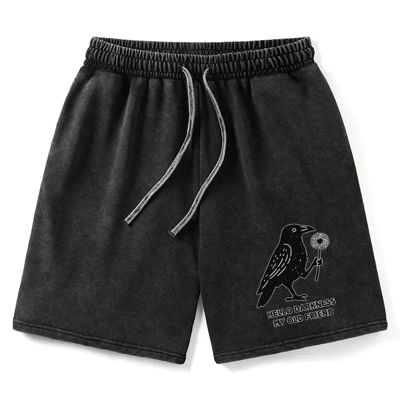 Trendy Washed Shorts for City Walk