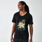 golden specks unisex cotton tee