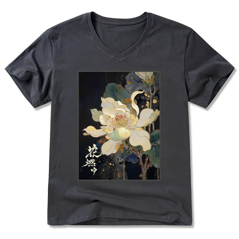 golden specks unisex cotton tee