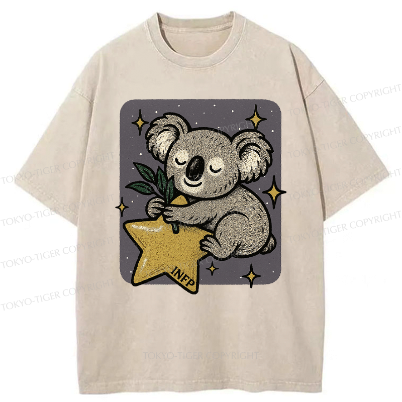 Kyoto-Lion INFP Koala Washed T-Shirt