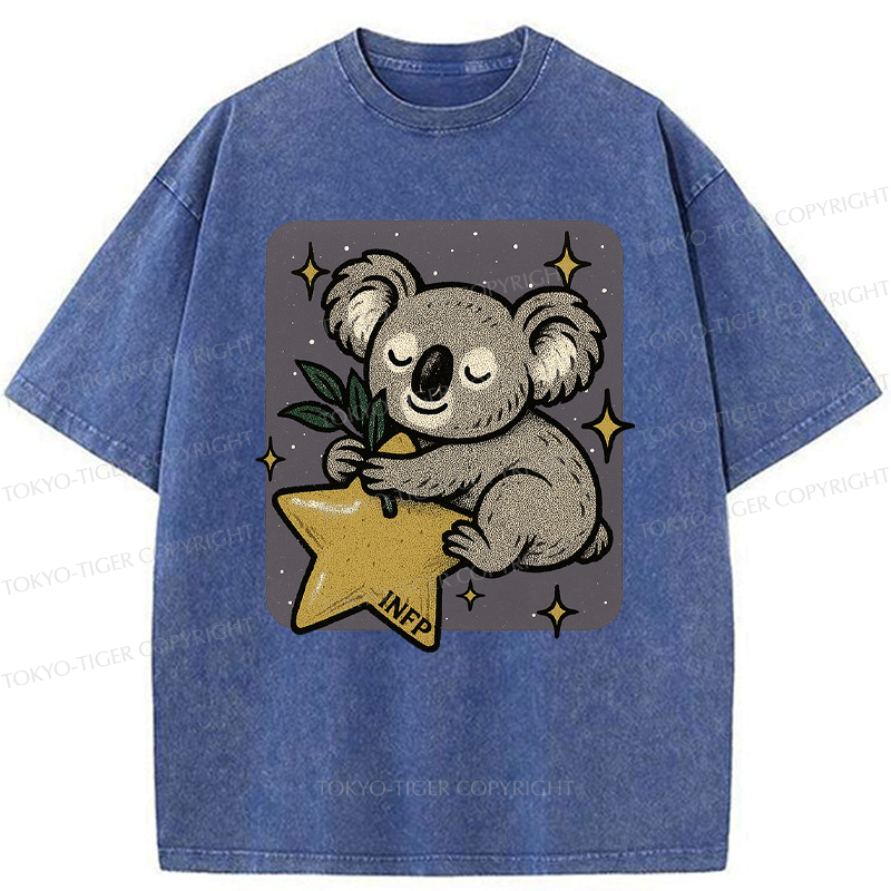 Kyoto-Lion INFP Koala Washed T-Shirt