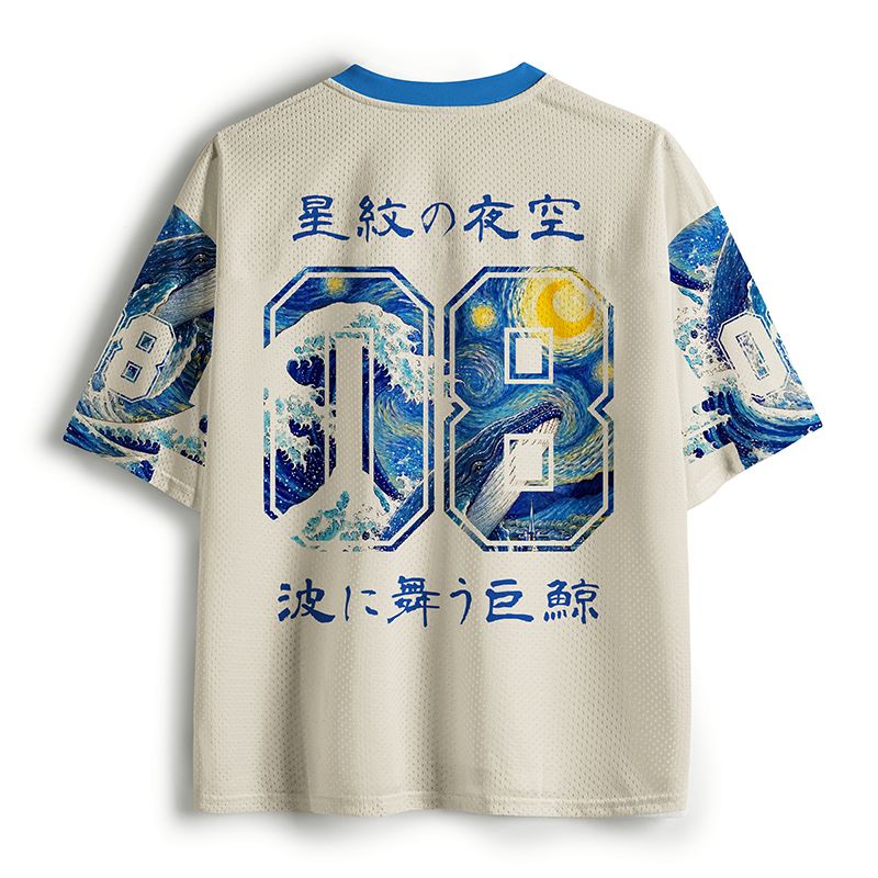Kyoto Lion Whale Mesh Jersey for Summer