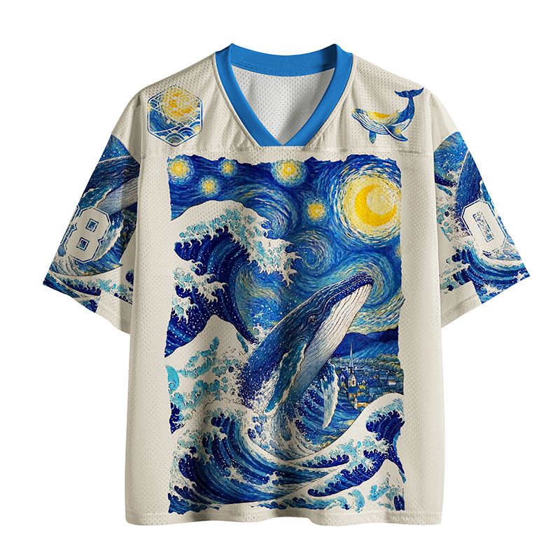 Breathable Mesh Jersey for Beach Vacation