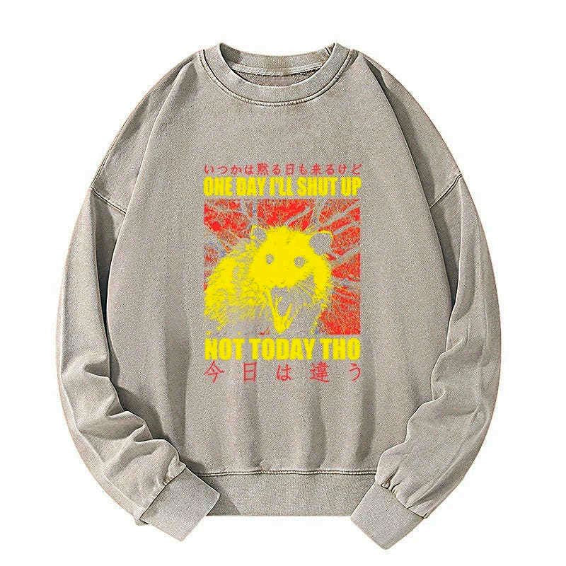 Kyoto-Lion Negative Possum Japanese Washed Sweatshirt