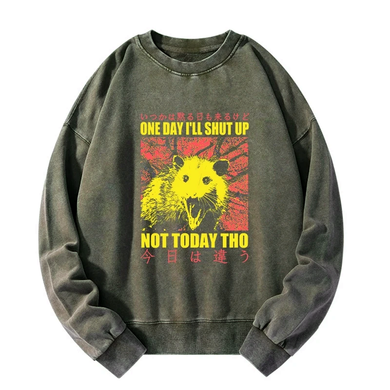 Kyoto Lion negative possum sweatshirt for streetwear