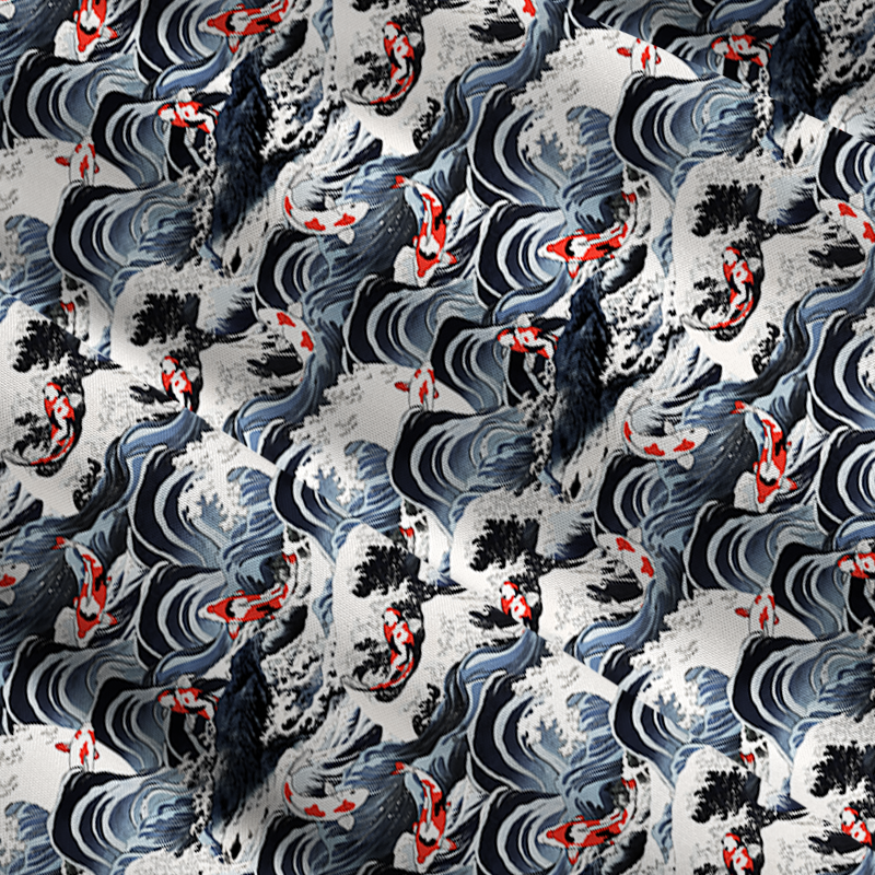 Kyoto Lion Maxi Skirt for Vacation