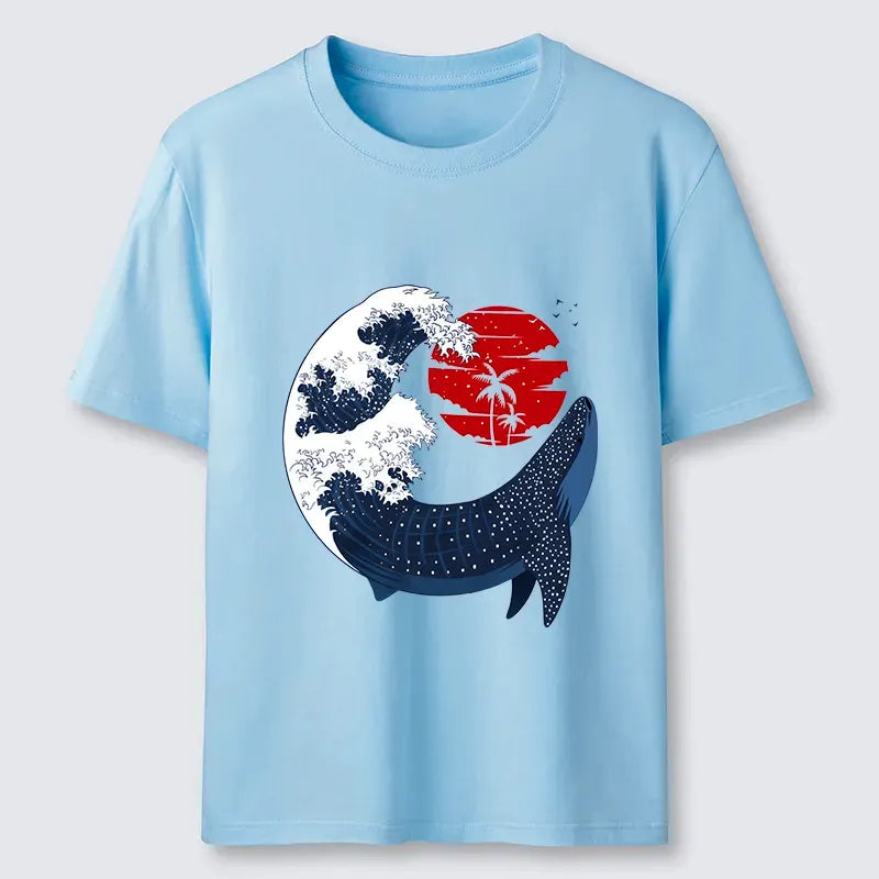 Vintage Ukiyo-e Wave T-Shirt