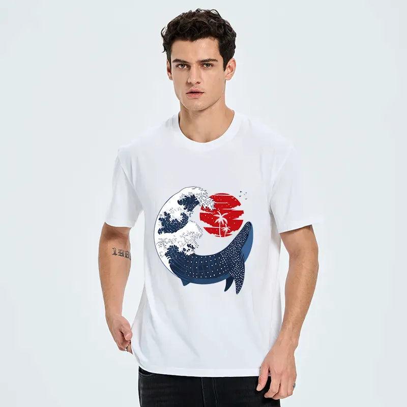 Vintage Ukiyo-e Wave T-Shirt