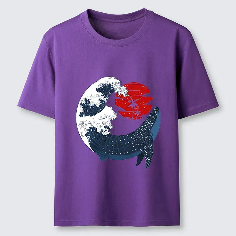 Vintage Ukiyo-e Wave T-Shirt