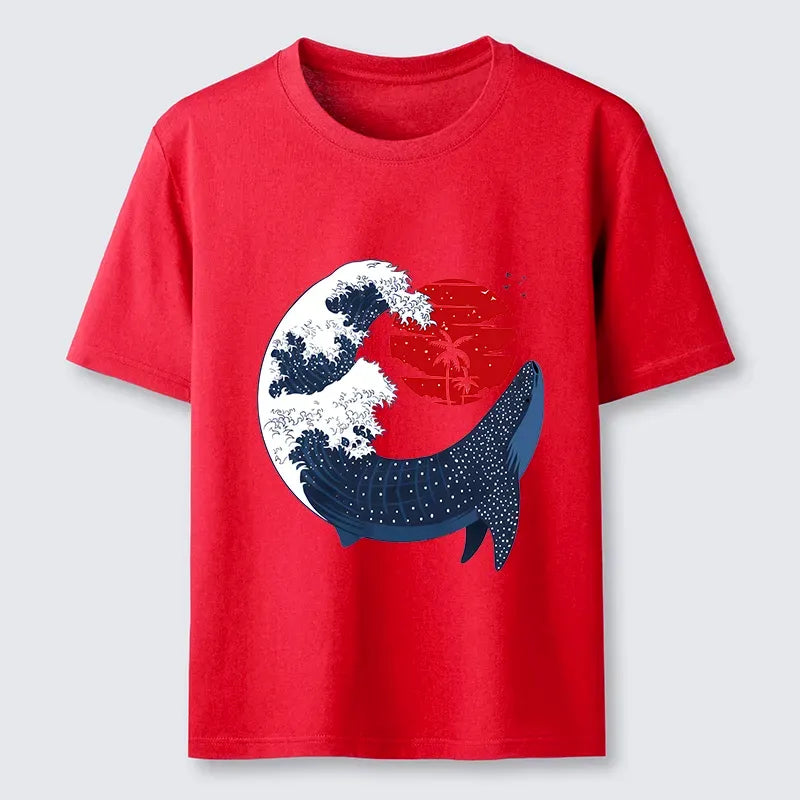 Japanese Whale Wave Classic T-Shirt