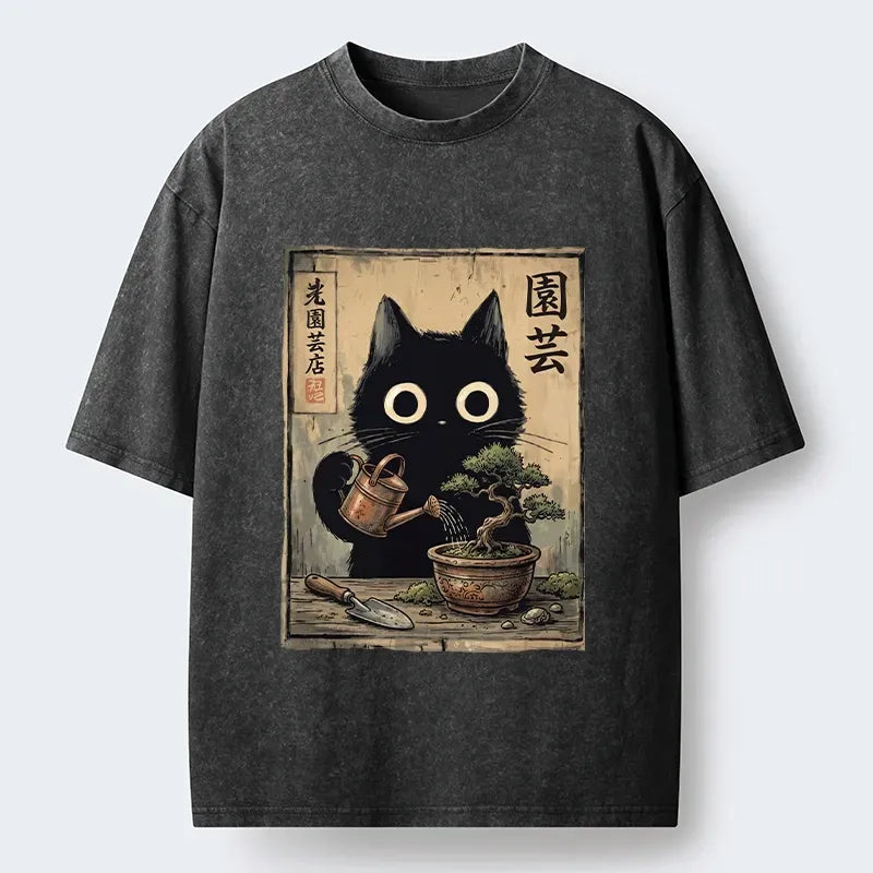 Japanese Woodblock Print Washed Tee