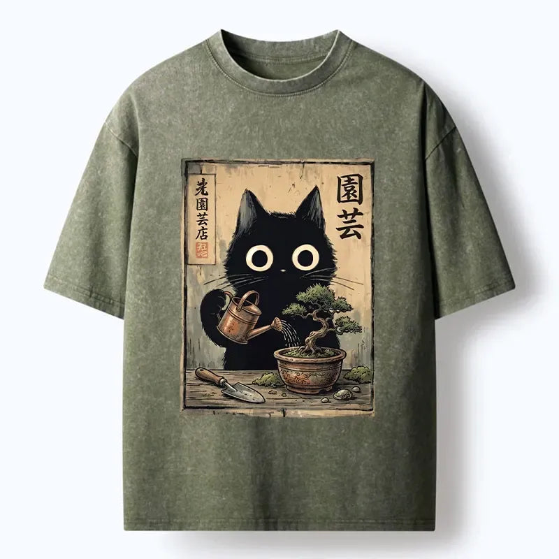 Japanese Woodblock Print Washed Tee