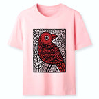 Kyoto-Lion Retro Woodblock Bird Classic T-Shirt