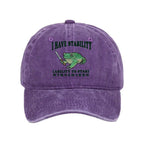 Mentally stable assassin frog cap streetwear