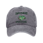 Mentally stable assassin frog cap streetwear