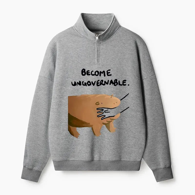Japanese Style Unisex Fleece Sweatshirt for Streetwear