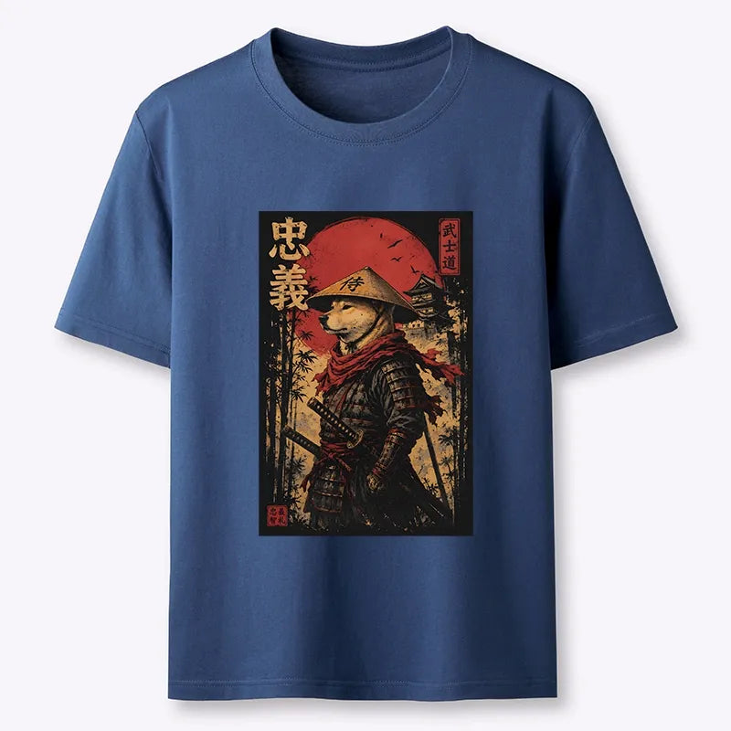Kyoto-Lion Loyal Samurai Dog With A Sword Classic T-Shirt