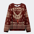Kyoto-Lion Terrible Krampus Christmas Ugly Sweatshirt