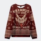 Kyoto-Lion Terrible Krampus Christmas Ugly Sweatshirt