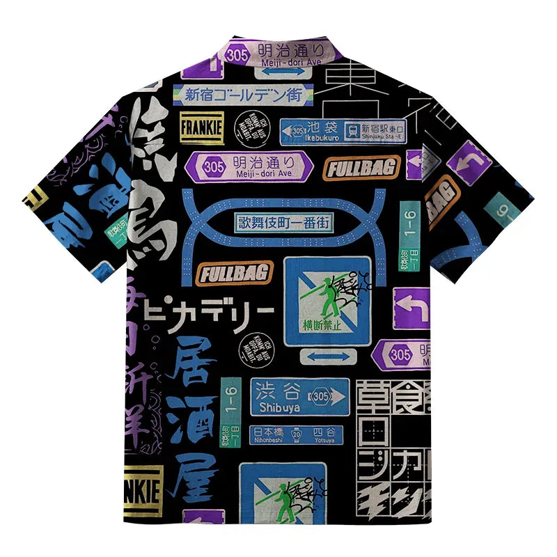 Kyoto Lion Hawaiian Shirt On Sale