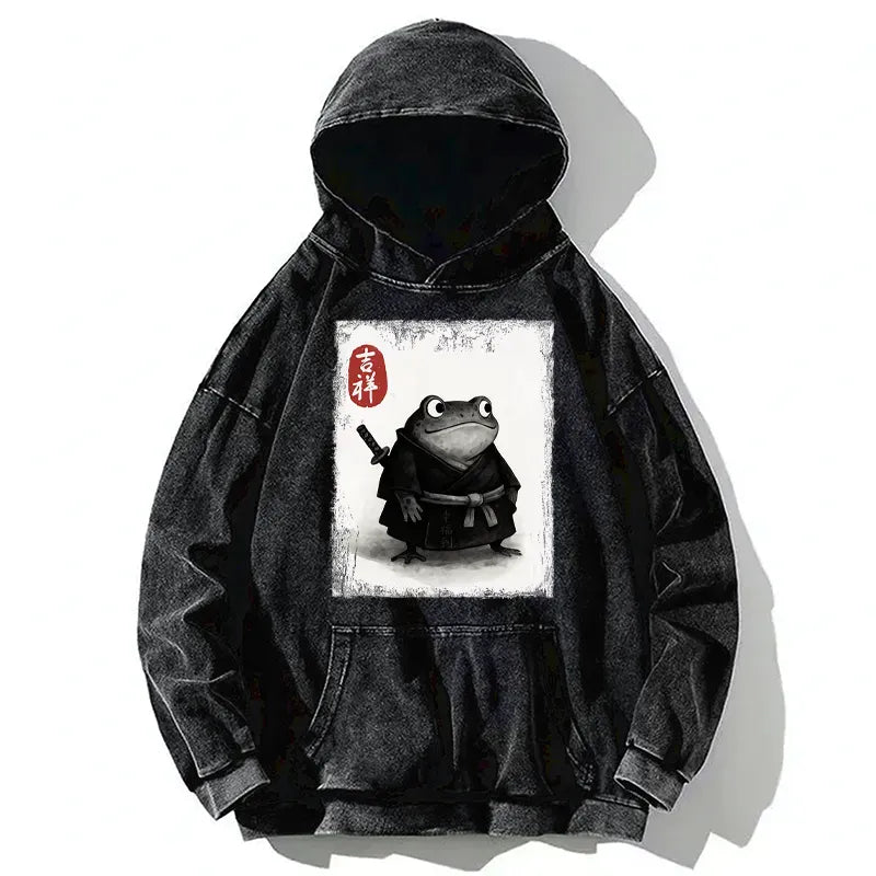 Japanese samurai hoodie for daily wear