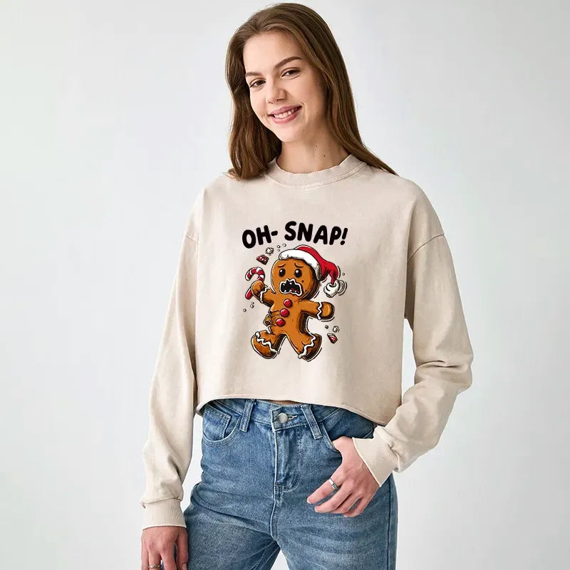 Christmas washed sweatshirt casual outfit
