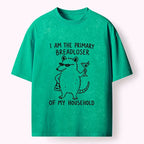 Kyoto-Lion Funny Rich Opossum Washed T-Shirt