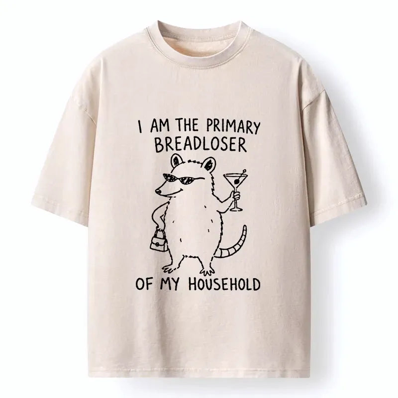 Kyoto Lion Washed T-Shirt for Summer Vacation