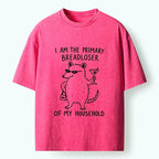 Kyoto Lion Washed T-Shirt for Summer Vacation