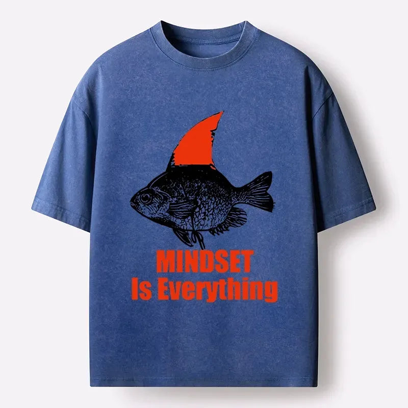 Kyoto-Lion Funny Be The Shark You Want To Be Washed T-Shirt