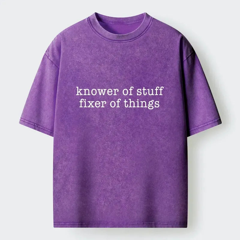 Japanese meme washed t-shirt for daily wear
