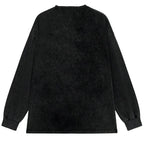 unisex cotton long sleeve tee for daily wear