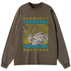 kyoto lion slow snail japanese tee